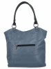 Torebka Uniwersalna Shopper Bag Hernan HB0150 Jasno Niebieska/Czarna